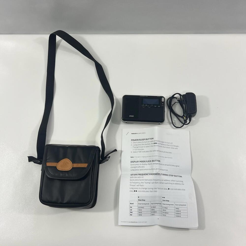 Eton Corp Traveler III Radio Receiver Grundig Edition AM/FM/SW/LW